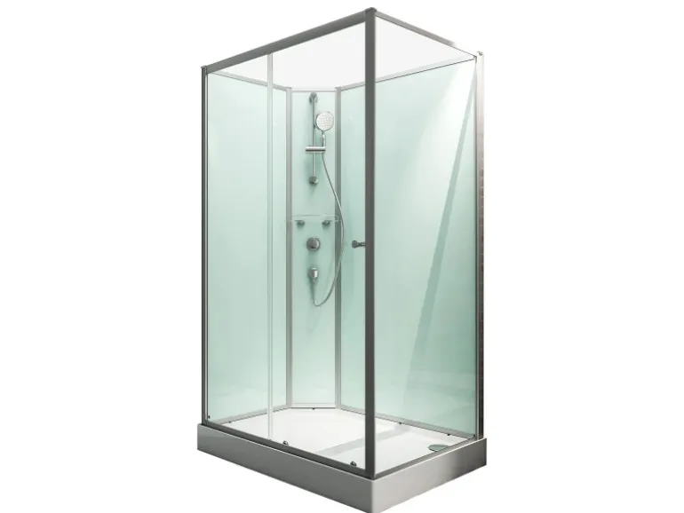 Schulte Komplettduschkabine Ibiza Duschpaneel rechts 80 x 120 x 204 cm