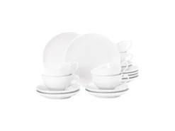 Seltmann Weiden Amina Teeservice 18-teilig Weiß