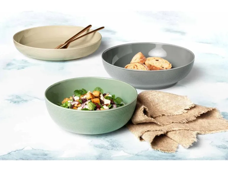 Seltmann Weiden Beat Coor Glaze Foodbowl Set 3-teilig Sandbeige