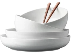Seltmann Weiden Beat Coor Glaze Foodbowl Set 3-teilig Weiß