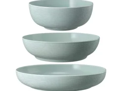 Seltmann Weiden Beat Coor Glaze Foodbowl Set 3-teilig Arktisblau