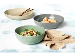 Seltmann Weiden Beat Coor Glaze Foodbowl Set 3-teilig Perlgrau