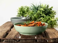 Seltmann Weiden Beat Coor Glaze Foodbowl Set 3-teilig Perlgrau