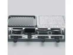 Severin Raclette-Grill RG 2366 Black Line Lite Naturstein & Grillfläche 1.300 W