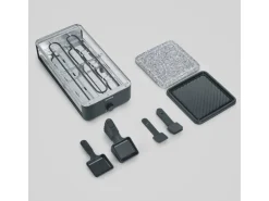 Severin Raclette-Grill RG 2366 Black Line Lite Naturstein & Grillfläche 1.300 W