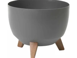 Siena Garden Pflanzgefäß Oslo Anthrazit Ø 47x26,5 cm