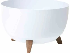 Siena Garden Pflanzgefäß Oslo Weiß Ø 40x25 cm