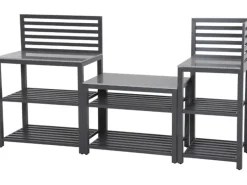Siena Garden Riva Outdoor-Kitchen Mittelteil niedrig Dunkelgrau ca. 100x52x67 cm