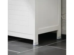 SoBuy Badkommode Kommode Sideboard Flurschrank Badezimmerschrank Weiß BZR121-W