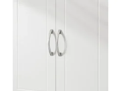 SoBuy Hängeschrank Badezimmerschrank mit Verstellbarem Regal 90x60x30cm Weiß FRG231-L-W