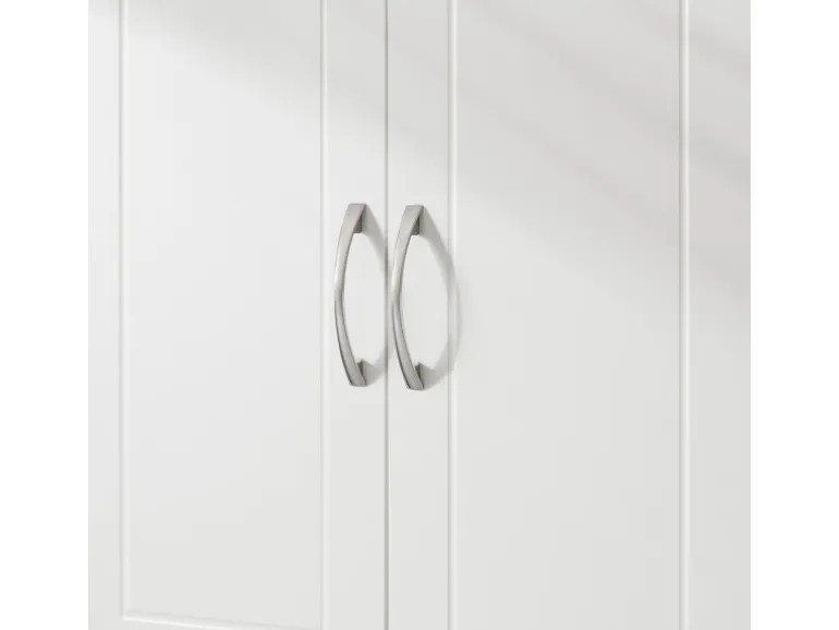 SoBuy Hängeschrank Badezimmerschrank mit Verstellbarem Regal 90x60x30cm Weiß FRG231-L-W