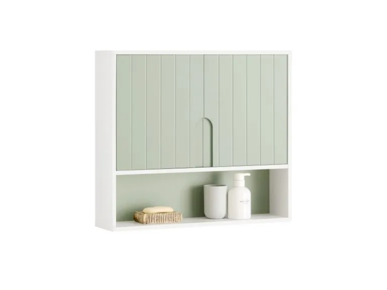 SoBuy Hängeschrank Badezimmerschrank Wandschrank Küchenschrank BZR140-GR