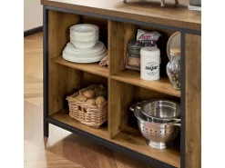 SoBuy Kücheninsel Freistehend Küchenschrank Sideboard 170x89x60cm KNL01-F