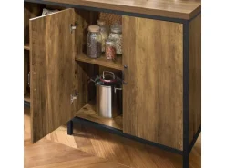 SoBuy Kücheninsel Freistehend Küchenschrank Sideboard 170x89x60cm KNL01-F