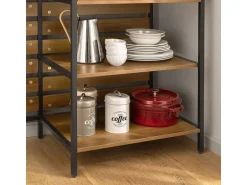 SoBuy Kücheninsel Sideboard Kommode Küchenschrank Flurschrank Vintage FSB71-PF