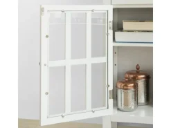 SoBuy Küchenschrank Kommode Sideboard Flurschrank Wohnzimmerschrank FSB23-W