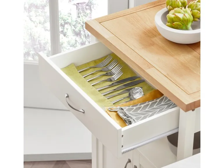 SoBuy Küchenwagen Servierwagen Küchenschrank Getränkewagen fürs Büro FKW22-WN