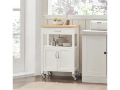 SoBuy Küchenwagen Servierwagen Küchenschrank Getränkewagen fürs Büro FKW22-WN