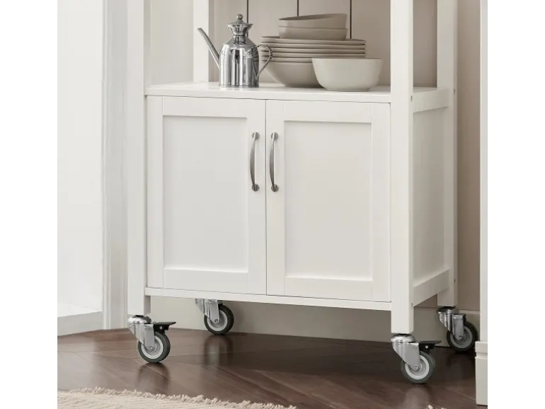 SoBuy Küchenwagen Servierwagen Küchenschrank Getränkewagen fürs Büro FKW22-WN