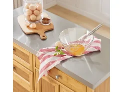 SoBuy Küchenwagen Servierwagen Kücheninsel Küchenschrank aus Bambus FKW70-N