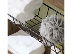 SoBuy Nischenregal mit 3 Etagen Küchenregal Badezimmerregal Rollwagen BZR46-N