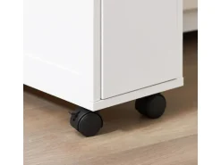 SoBuy Nischenwagen mit 3 Schubladen Schmal Küchenregal Natur 20x79x51cm NSR11-WN