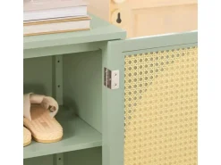 SoBuy Schuhschrank Küchenschrank Sideboard Kommode Grün FSB72-GR