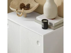 SoBuy Schuhschrank Küchenschrank Sideboard Kommode Weiß FSB62-W