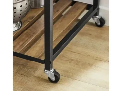 SoBuy Servierwagen Rollwagen Barwagen Küchenwagen Mikrowellenregal SVW18-F