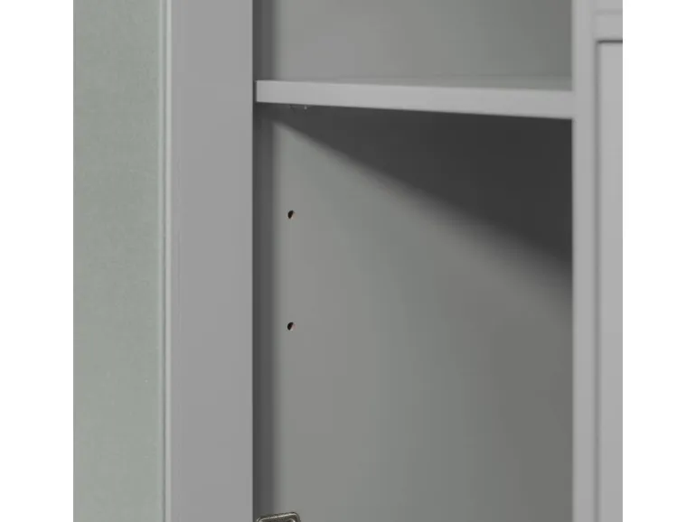 SoBuy Sideboard auf Rollen Küchenwagen Mikrowellenschrank Rollwagen FSB78-HG