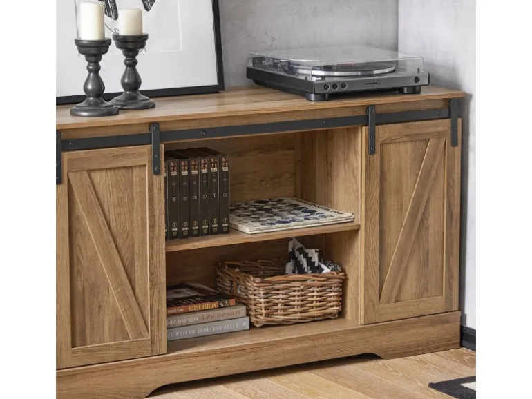 SoBuy Sideboard Wohnzimmerschrank Kommode Küchenschrank TV-Schrank FSB60-BR