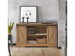 SoBuy Sideboard Wohnzimmerschrank Kommode Küchenschrank TV-Schrank FSB60-BR