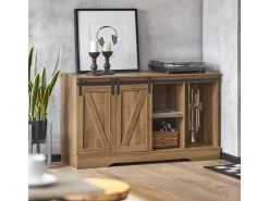 SoBuy Sideboard Wohnzimmerschrank Kommode Küchenschrank TV-Schrank FSB60-BR
