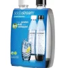 SodaStream Kunststoffflasche Fuse 1 l Schwarz/Weiß 2er-Pack