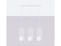 Sollux Lighting Pendelleuchte Brina 3L Weiß