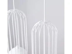 Sollux Lighting Pendelleuchte Brina 3L Weiß