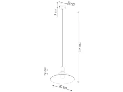 Sollux Lighting Pendelleuchte Jaga Schwarz