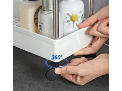 Songmics Nischenregal 4 Ebenen 12,5 cm x 40 cm x 88 cm Weiß