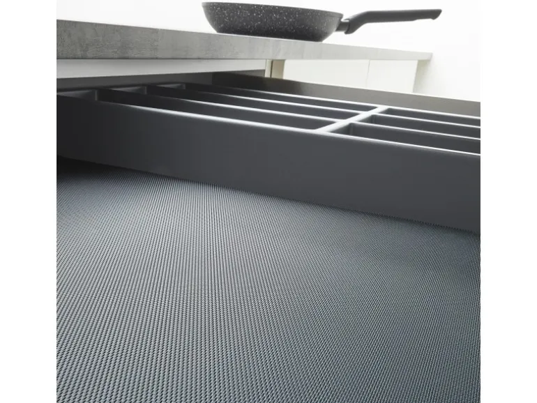 SOTECH Antirutschmatte ORGA WEAVE 225 mm Silbergrau Zuschneidbar