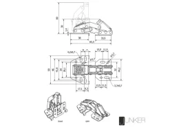 SOTECH Aufschraubscharnier 90 Grad mit Montageanschlag und SoftClose für Klappen