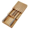 SOTECH Bambus Messereinsatz 448 x 174 x 45 mm Für ORGA-BOX 1 Besteckeinsätze Ab 497 mm 600 mm Korpusbreite
