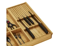 SOTECH Bambus Messereinsatz 448 x 174 x 45 mm Für ORGA-BOX 1 Besteckeinsätze Ab 497 mm 600 mm Korpusbreite