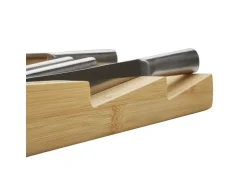 SOTECH Bambus Messereinsatz 448 x 174 x 45 mm Für ORGA-BOX 1 Besteckeinsätze Ab 497 mm 600 mm Korpusbreite