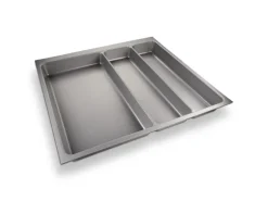 SOTECH Besteckeinsatz ORGA-BOX II MAXI 462 x 509 x 50 mm Silbergrau Für Nobilia 60er Schublade