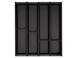 SOTECH Cuisio Besteckeinsatz 500 mm Höhe 55 mm Transluzent Anthrazit Für Blum Legrabox 473 mm