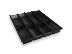 SOTECH Cuisio Besteckeinsatz 500 mm Höhe 55 mm Transluzent Anthrazit Für Blum Legrabox 473 mm