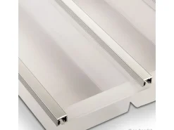 SOTECH Cuisio Besteckeinsatz 450 mm Höhe 55 mm Transluzent Weiß mit Messerblock