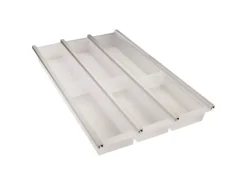 SOTECH Cuisio Besteckeinsatz 400 mm Höhe 55 mm Transluzent Weiß