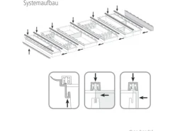 SOTECH Cuisio Besteckeinsatz 400 mm Höhe 55 mm Transluzent Weiß