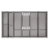 SOTECH Cuisio Besteckeinsatz 55mm Transluzent Graphitgrau mit Messerblock Für Blum Legrabox 473mm mit Korpusbreite 900mm